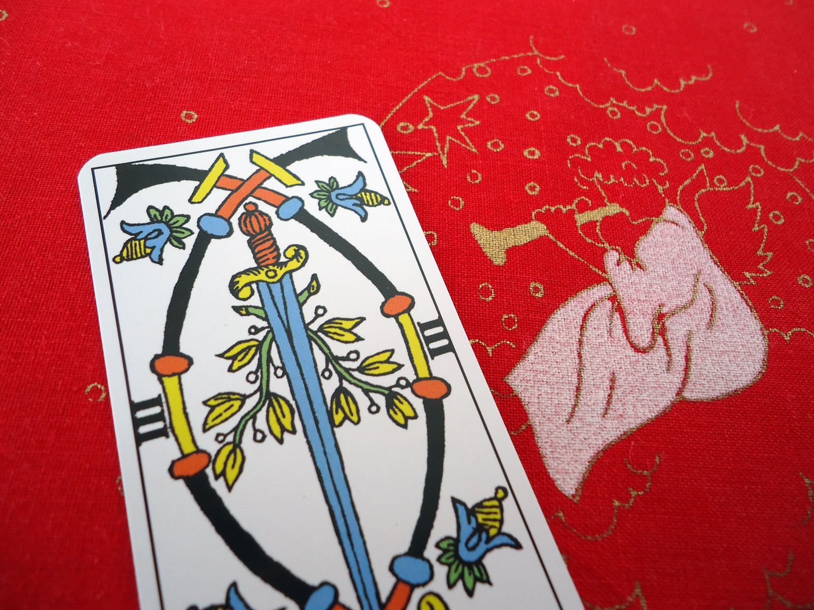 Tarotová karta Tři meče